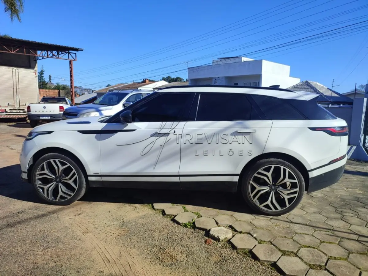 LOTE 002 - VEÍCULO I/LR RANGE ROVER VELAR 2.0 P250 R-DYN. SE, ANO 2018, PLACAS QJA6I35, COR BRANCA