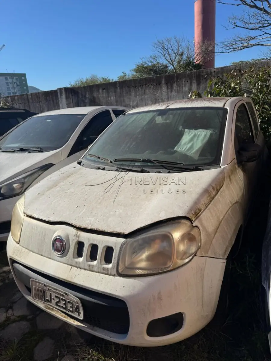 LOTE 001 - FIAT UNO VIVACE 1.0 FLEX, ANO 2014