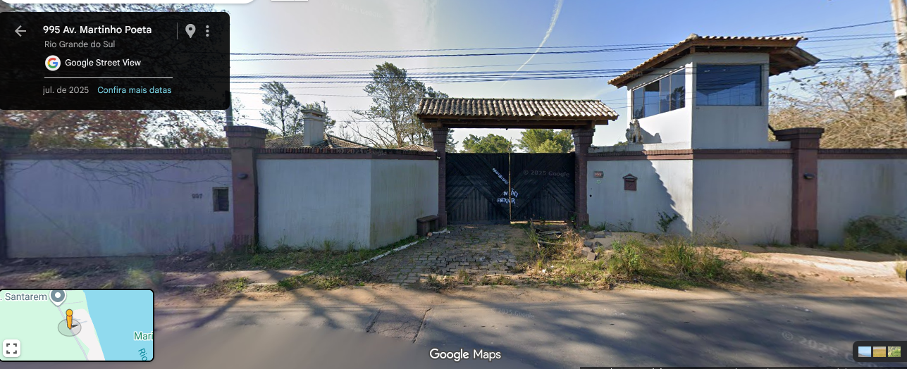 Imóvel à beira-rio, na Ilha da Pintada, terreno com 4.502,27m2 - Avenida Martinho Poeta, 995, Picada - Eldorado do Sul